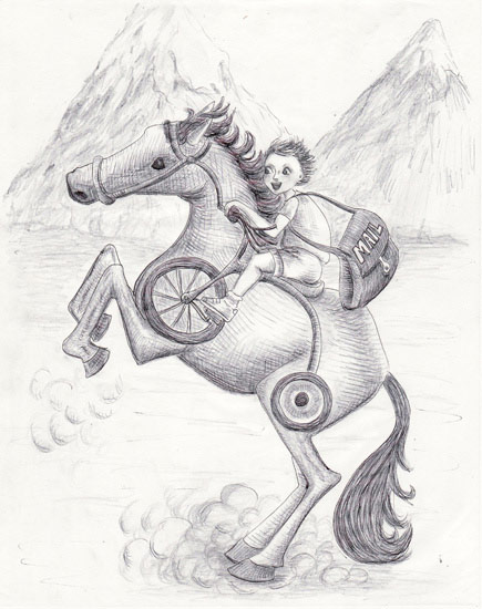 Poems For Big Kids, 'Magic Tricycle', Published by Neil Harding McAlister