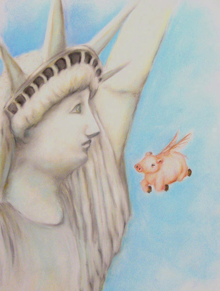 Pig at Liberty